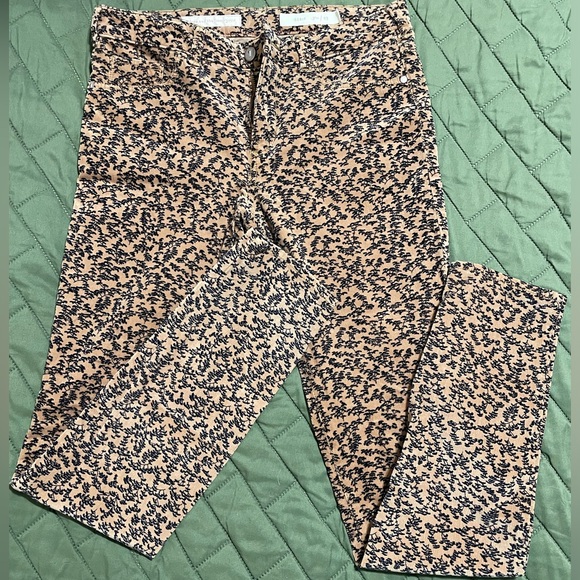 Pilcro and the Letterpress Pants - Pilcro & the Letterpress (Anthropologie) Printed, Skinny Cords - Size 29